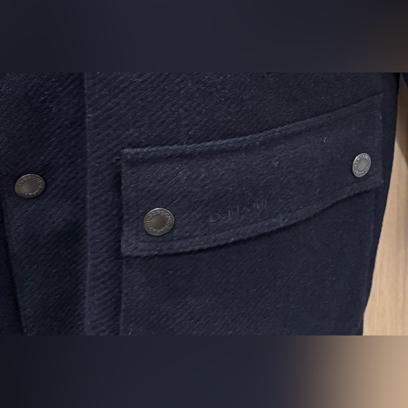 NWTs Barbour Wool Bedale Jacket. Navy. Large - Picture 5 of 12